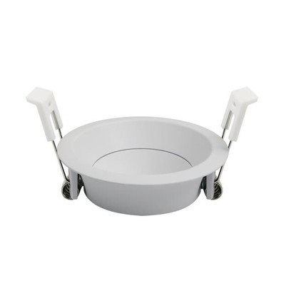 Support encastrable Deep-Deco - Blanc, aluminium, orientable, sans ampoule