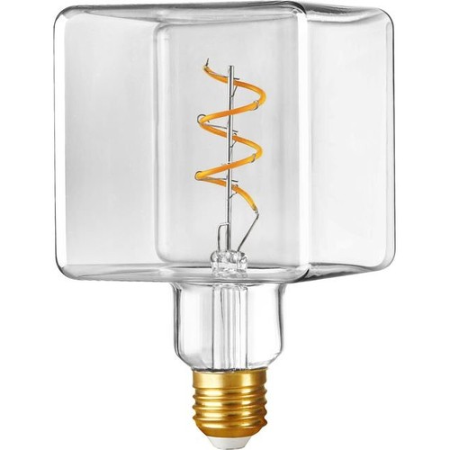 Ampoule LED E27 4W Filament Ice Cube C95 dimmable - 270lm, 2500K, verre clair