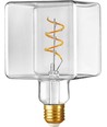 Ampoule LED E27 4W Filament Ice Cube C95 dimmable - 270lm, 2500K, verre clair