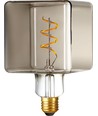 Ampoule LED E27 4W Ice Cube filament - C95, dimmable, 2200K, verre fumé