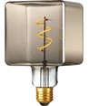 Ampoule LED E27 4W Ice Cube filament - C95, dimmable, 2200K, verre fumé