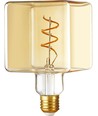 Ampoule LED E27 4W Filament Ice Cube C95 dimmable - 240lm, 2200K, verre doré