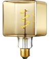 Ampoule LED E27 4W Filament Ice Cube C95 dimmable - 240lm, 2200K, verre doré