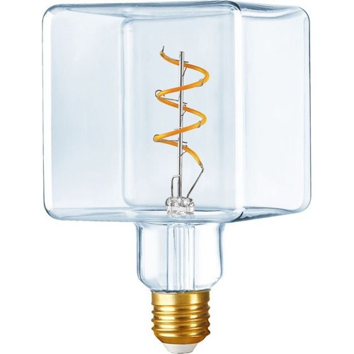 Ampoule LED E27 4W dimmable Ice Cube - C95, 2500K, Crystal, Filament Flex