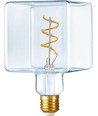 Ampoule LED E27 4W dimmable Ice Cube - C95, 2500K, Crystal, Filament Flex