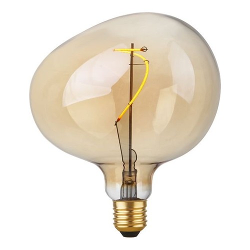 Ampoule LED E27 4W dimmable - G150, Filament Flex Snoopy, 2200K, verre doré