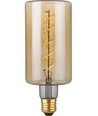 Ampoule LED E27 4W dimmable - Filament Flex Bottle, 240lm, 2200K, Verre doré