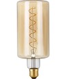 Ampoule LED E27 4W dimmable - Filament Flex Bottle, 240lm, 2200K, Verre doré