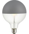 Ampoule LED E27 6,5W dimmable - G125 Globe Calotte Argentée, gris, 2500K, filament