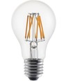 Ampoule LED filament E27 6W DimToWarm - A60, 600lm, dimmable, verre clair, 2200K-2700K