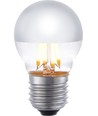 Ampoule LED E27 4W dimmable - G45, Filament, Calotte argentée, 2500K, Argent
