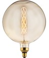 Ampoule filament E27 6W XXL Flex Globe G300 - 250lm, dimmable, verre doré, 2000K