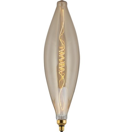 Ampoule filament E27 6W XXL Flex CT180 - 250lm, dimmable, verre doré, 2000K