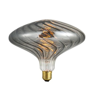 Ampoule filament E27 4W XXL Flex Ufo - 100lm, dimmable, verre fumé, 2200K