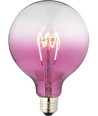 Ampoule LED filament E27 4W dimmable - G125, Flex Globe, verre violet, 140lm