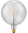 Globe G200 E27 5,5W Slim Flex Filament - 470lm, 2200K, verre fumé, dimmable