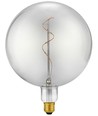Globe G200 E27 5,5W Slim Flex Filament - 470lm, 2200K, verre fumé, dimmable
