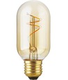 Ampoule LED E27 4,2W Slim Flex dimmable - 11cm, 2200K, Or, tube à filament