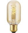 Ampoule LED E27 4,2W Slim Flex dimmable - 11cm, 2200K, Or, tube à filament