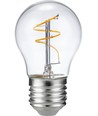 Ampoule LED E27 3,2W dimmable - G45, Slim Flex Filament, 2200K, verre clair