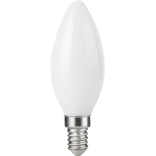 Ampoule LED E14 2,5W dimmable - Filament, C35, 250lm, 2500K, verre opale
