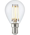 Ampoule LED E14 4,7W dimmable - G45, filament, verre clair, 2700K