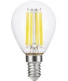 Ampoule LED E14 7W dimmable - G45, filament, 806lm, verre clair