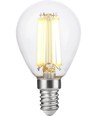 Ampoule LED E14 7W dimmable - G45, filament, 806lm, verre clair