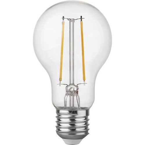 Ampoule LED E27 2,5W dimmable - A60, filament, 250lm, 2500K, verre clair