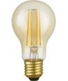 Ampoule LED E27 4,7W dimmable - Filament, A60, 470lm, 2200K, verre doré