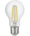 Ampoule LED E27 4,9W dimmable - A60, filament, verre clair, 600lm, 2700K
