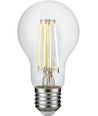Ampoule LED E27 4,9W dimmable - A60, filament, verre clair, 600lm, 2700K