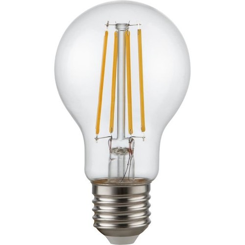 Ampoule LED filament E27 6,5W dimmable - A60, 810lm, verre clair, 2700K