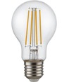 Ampoule LED filament E27 6,5W dimmable - A60, 810lm, verre clair, 2700K