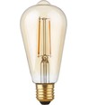 Ampoule LED E27 2,9W Rustika dimmable - ST64, filament, 2200K, verre doré, 250lm