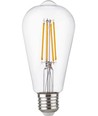 Ampoule LED Rustika E27 4,7W dimmable - ST64, filament, 2500K, verre clair