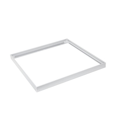 Cadre de montage en saillie 60x60 pour panneau LED - Blanc, 620x620mm, pour luminaires Algine