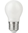 Ampoule LED E27 4,7W dimmable - Sphère G45, verre opale, 2700K, filament