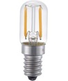 Ampoule tube LED E14 1,5W - 6cm, 100lm, 2500K, verre clair