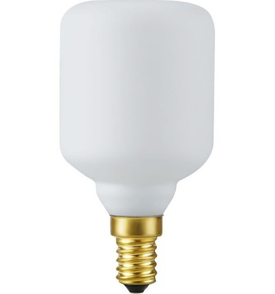 Ampoule LED E14 4W dimmable cylindrique - 9,5cm, 2500K, blanc mat, Fila Cylinder