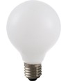 Ampoule LED globe E27 4W dimmable - G80, verre opale, 2500K, filament