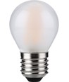 Ampoule LED E27 4W dimmable - G45, filament, verre dépoli, 2500K