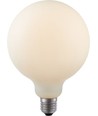 Ampoule LED globe E27 5,5W dimmable - G125, filament, blanc mat, 2500K, 520lm