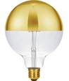 Ampoule LED E27 6,5W dimmable - G125, calotte dorée, 2500K