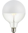 Ampoule LED E27 6,5W dimmable G125 - Calotte argentée, filament, 2500K