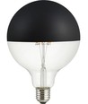 Ampoule LED E27 6,5W dimmable - G125, calotte noire, 2500K