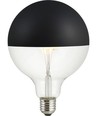 Ampoule LED E27 6,5W dimmable - G125, calotte noire, 2500K