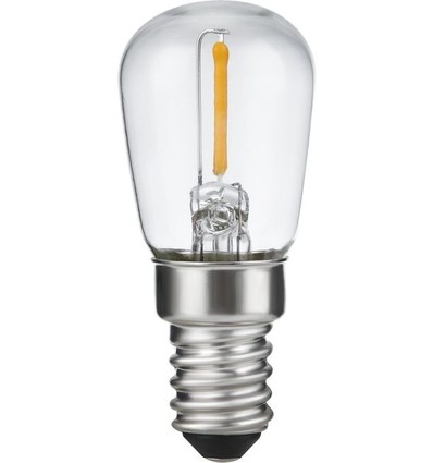 Ampoule LED filament E14 1W - 5,6cm, 2500K, claire, Pygmy