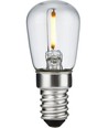 Ampoule LED filament E14 1W - 5,6cm, 2500K, claire, Pygmy
