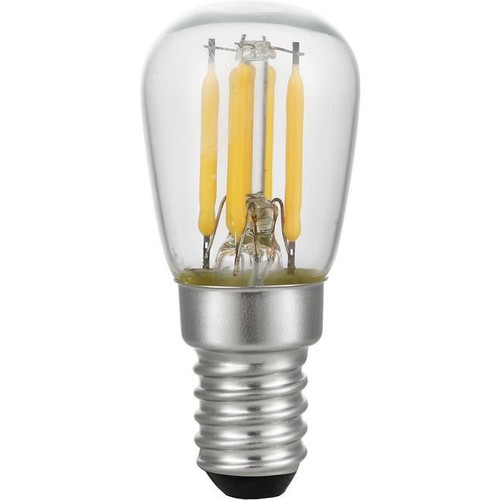 Ampoule LED filament E14 3W dimmable - Pygmy, 5,6cm, 220lm, 2700K, verre clair